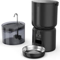 Automatic Cat Feeder and Waterer Set App Control Feeder with Camera and Fountain